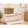 Caja Nido de Madera Natural Living para Periquitos