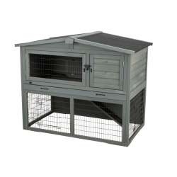 Conejera Exterior con Corral para Conejos y Pequeños Animales