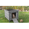 Casa Refugio de Madera para Conejos y Pequeños Animales