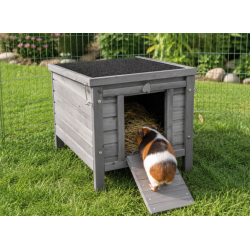 Casa Refugio de Madera para Conejos y Pequeños Animales