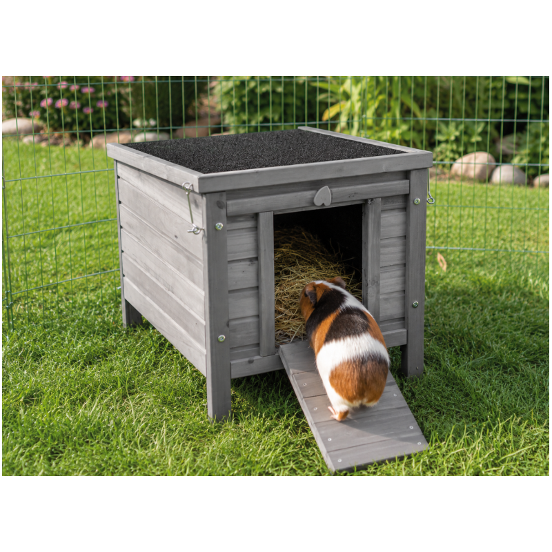 Casa Refugio de Madera para Conejos y Pequeños Animales