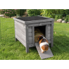 Casa Refugio de Madera para Conejos y Pequeños Animales