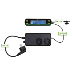 Termostato Digital para Terrarios y Acuarios con Doble Enchufe