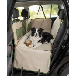 Funda para Asiento de Coche para Perros con Manta Reversible