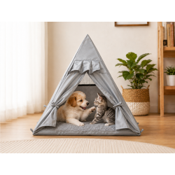 Cama Tipi para Gatos y Perros Pequeños