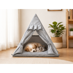 Cama Tipi para Gatos y Perros Pequeños