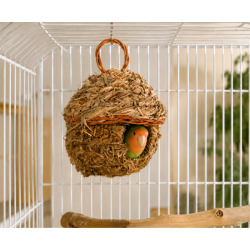 Nido de Hierba Natural para Pájaros
